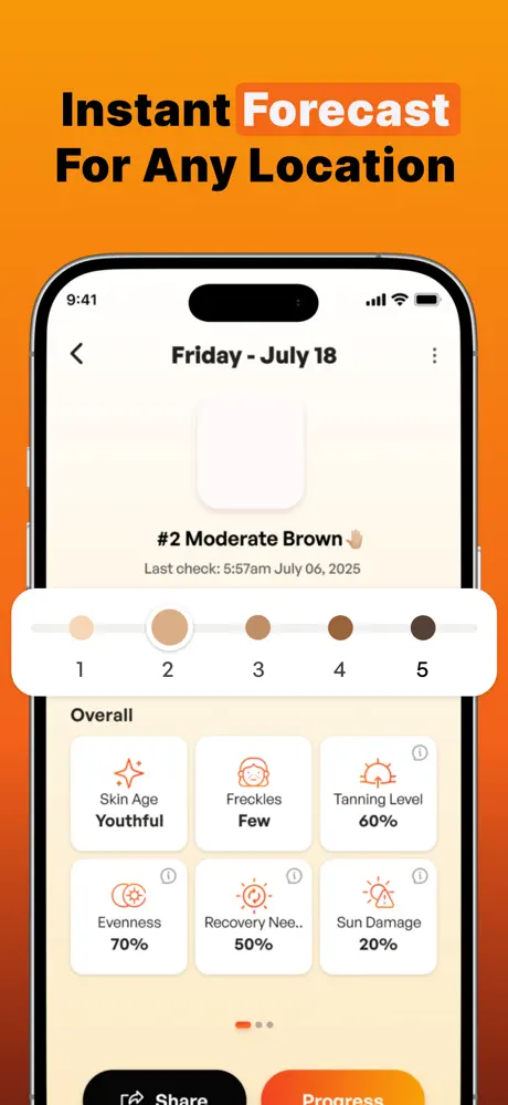 SPF Tanning App : UV Index — ekran görüntüsü 4